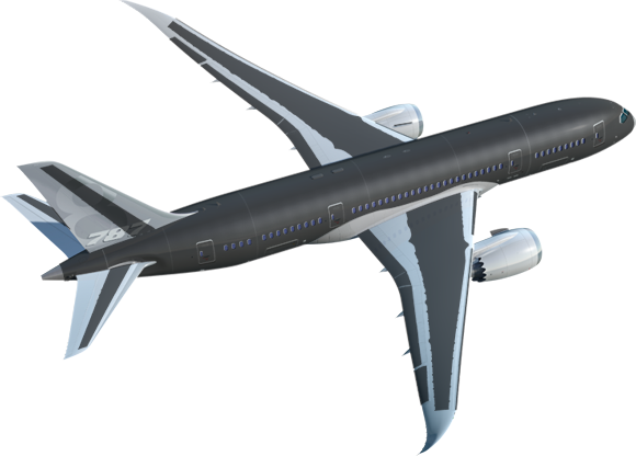 Схема лайнера Boeing-787