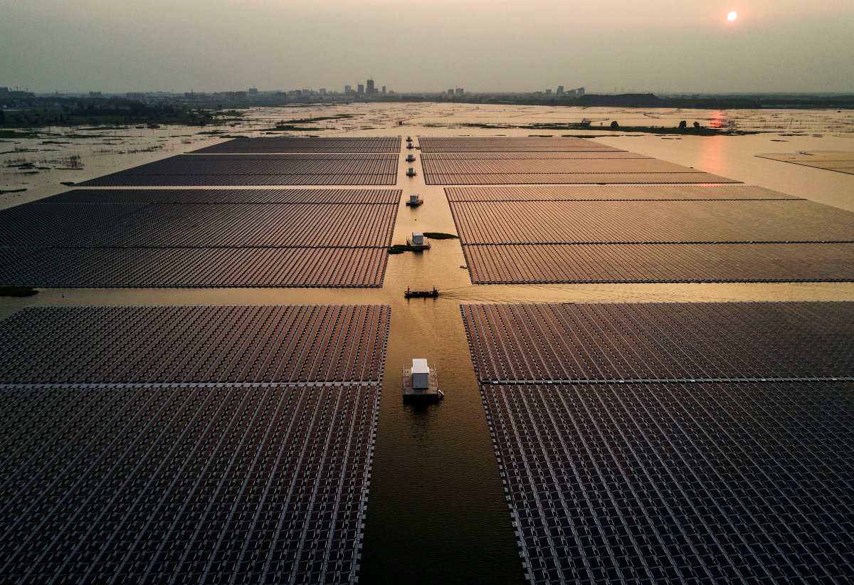 «Солнечная ферма» на воде в Китае // gettyimages.com