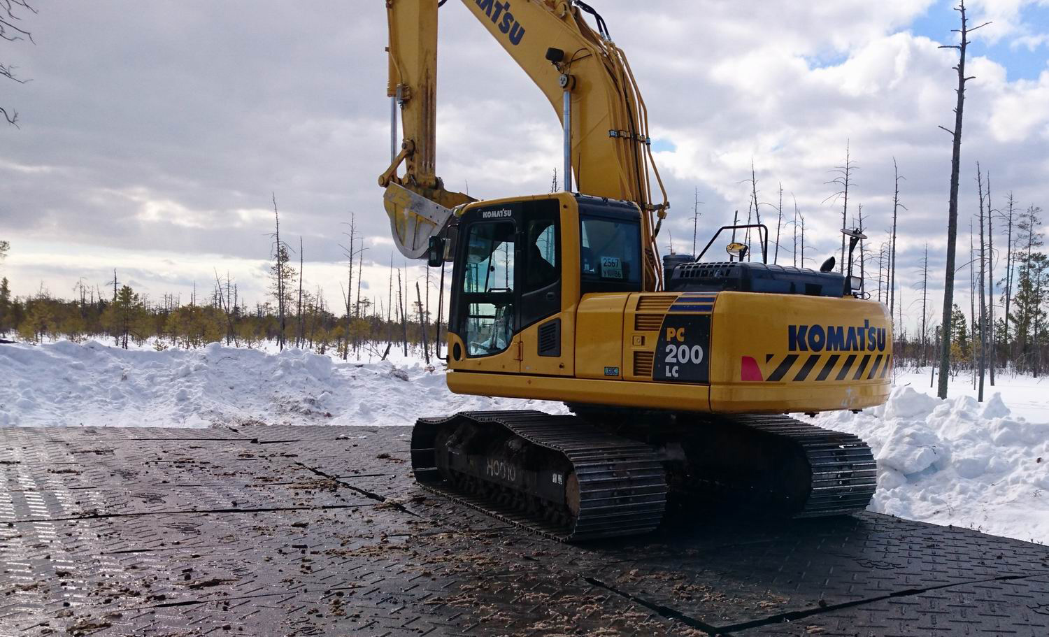 Дорожные плиты из полимерных композитов на основе резиновой крошки
