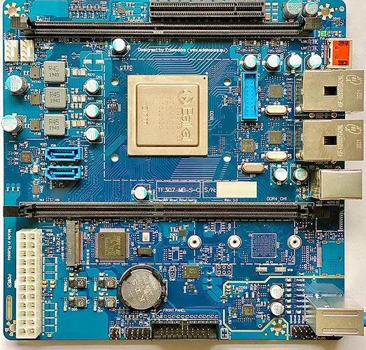 Материнская mini-ITX плата TF307-MB-S-C под Baikal-M