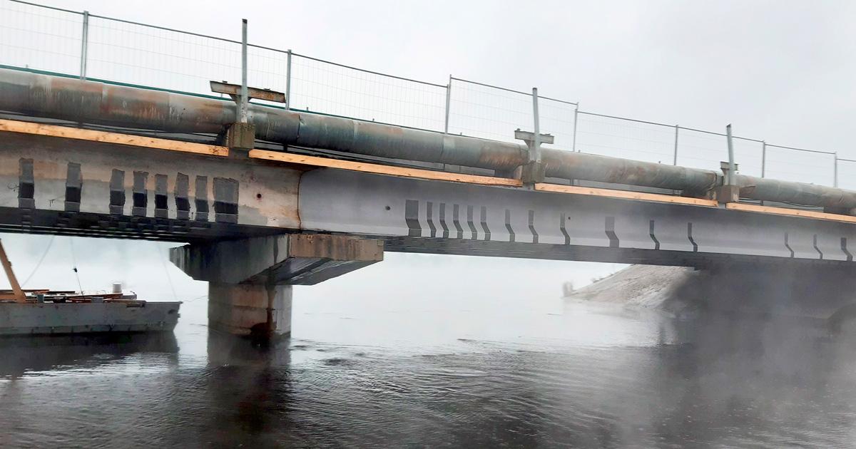 Группа «РОСНАНО» провела усиление моста к Смоленской АЭС с применением композитных материалов