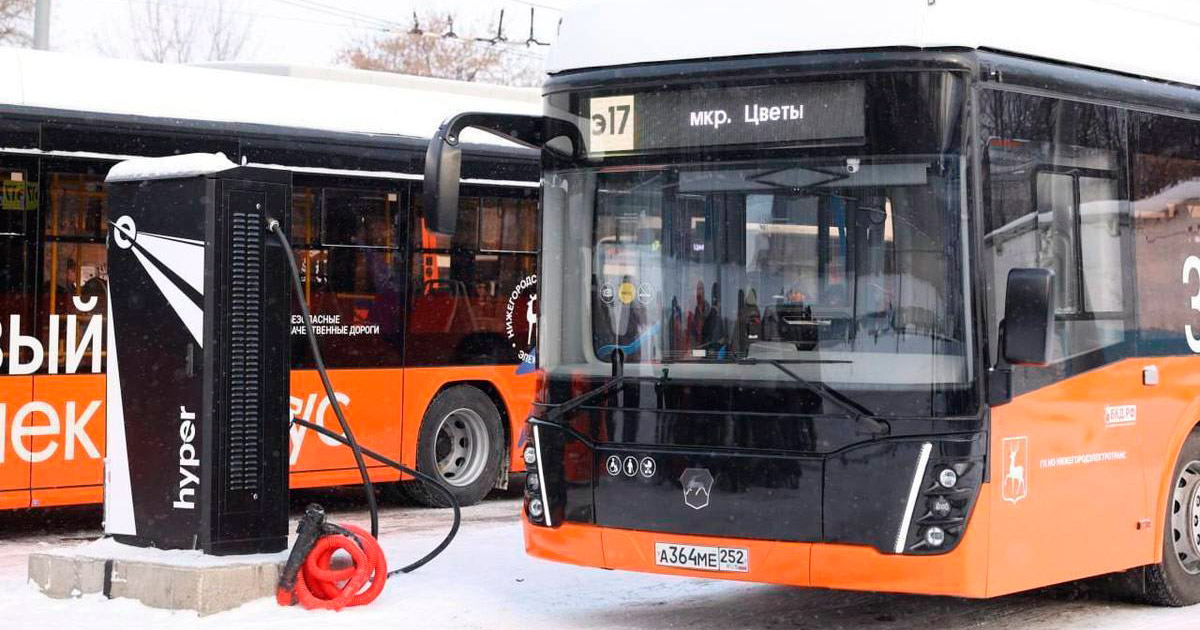 Новую методику зарядки электробусов протестировали на станции «ТехноСпарка» в Нижнем Новгороде