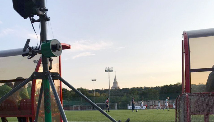 Мобильная телескопическая мачты для систем спортивной видеоаналитики